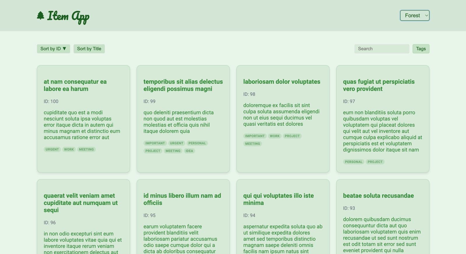 TaskList